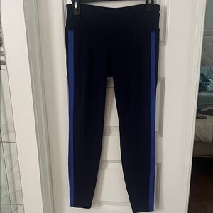 Athleta City Limits Chaturanga Tights in Tuxedo Stripe